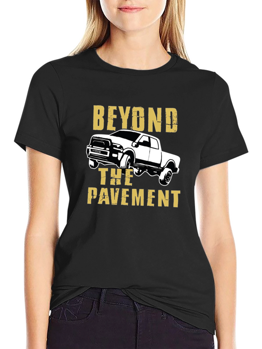 Camiseta Negra Beyond the Pavement para Aventura