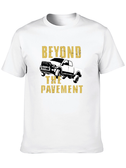 Camiseta Negra Beyond the Pavement para Aventura