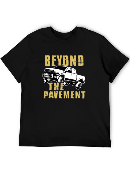 Camiseta Negra Beyond the Pavement para Aventura