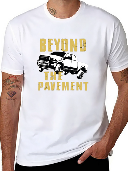 Camiseta Negra Beyond the Pavement para Aventura