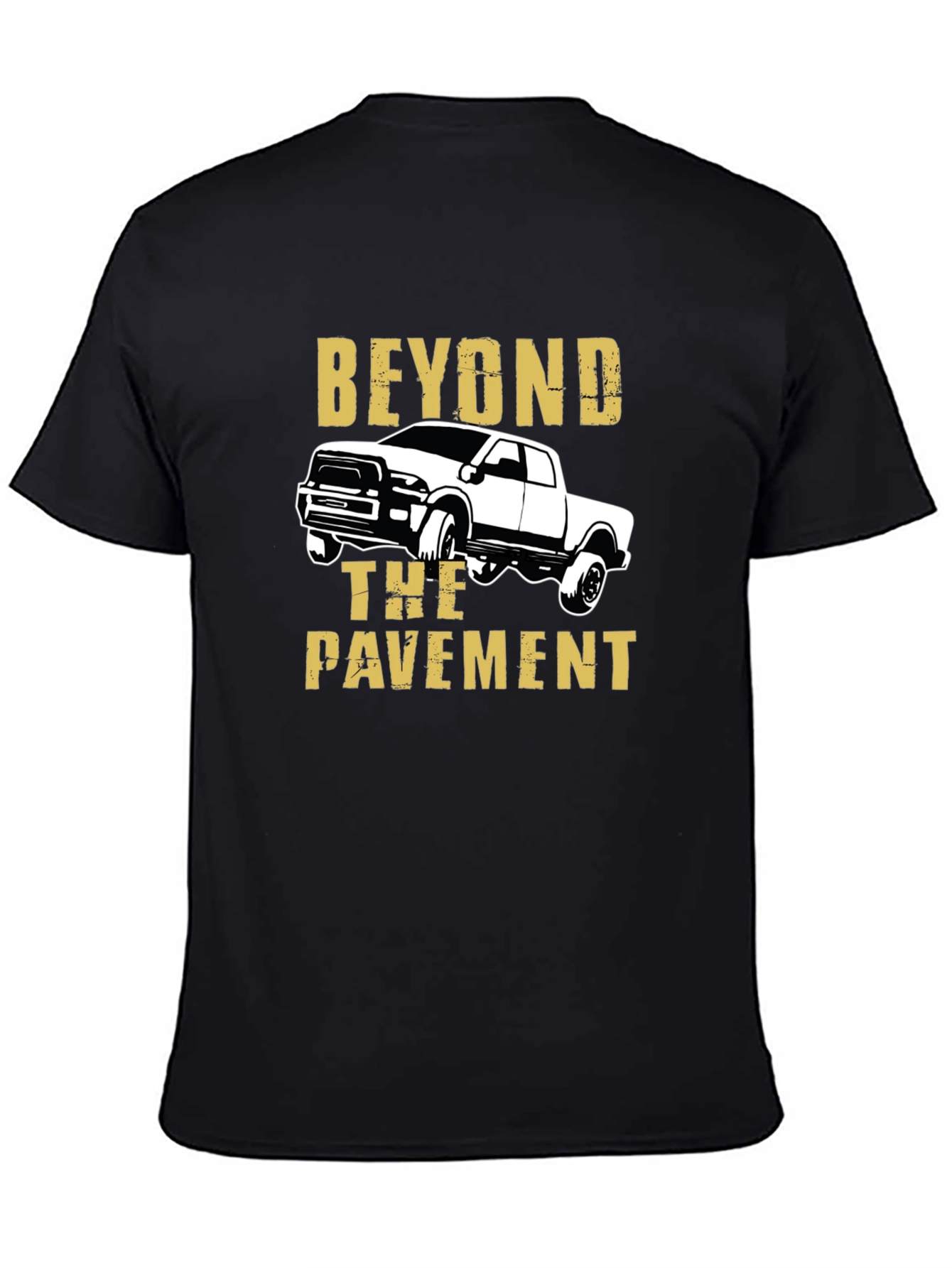 Camiseta Negra Beyond the Pavement para Aventura