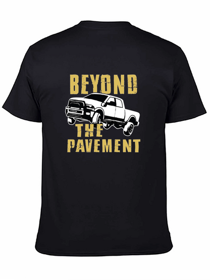 Camiseta Negra Beyond the Pavement para Aventura