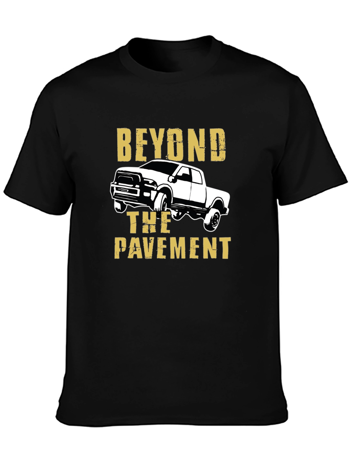 Camiseta Negra Beyond the Pavement para Aventura