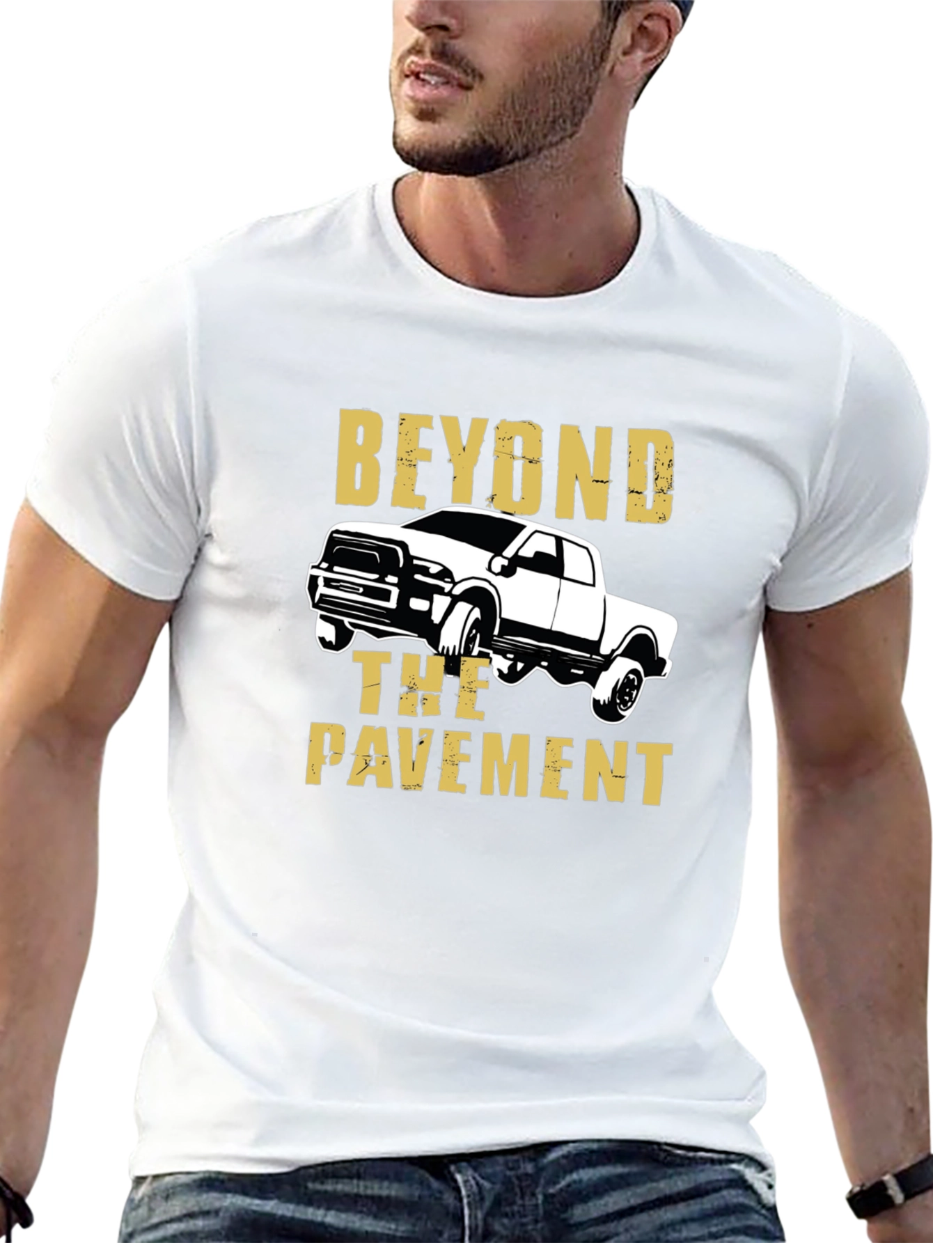 Camiseta Negra Beyond the Pavement para Aventura