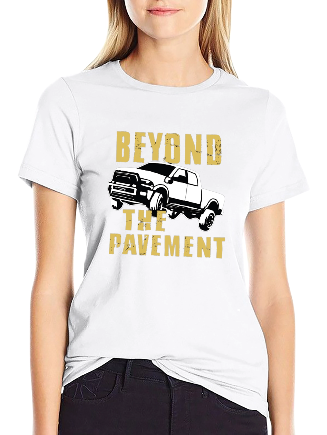 Camiseta Negra Beyond the Pavement para Aventura