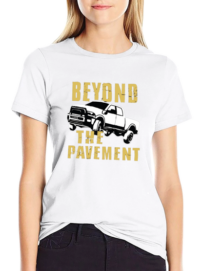 Camiseta Negra Beyond the Pavement para Aventura