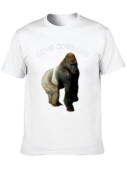 Camiseta Negra Amo Gorilas