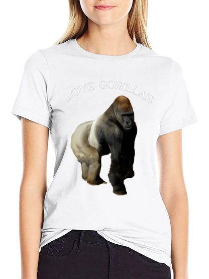 Camiseta Negra Amo Gorilas