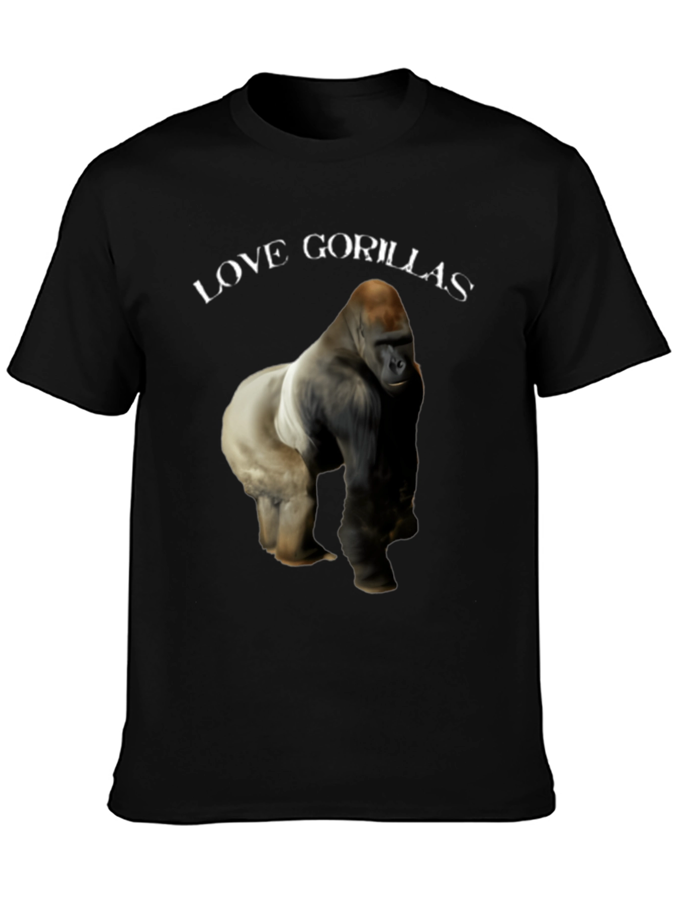 Camiseta Negra Amo Gorilas