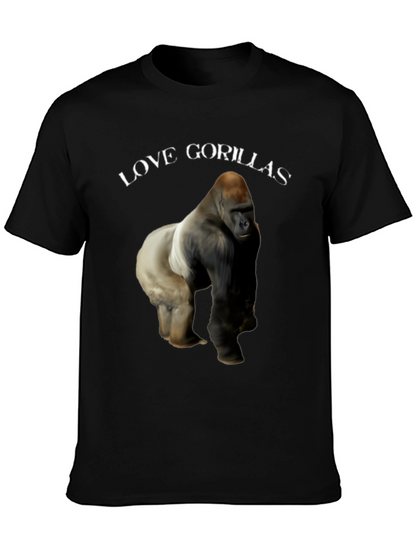 Camiseta Negra Amo Gorilas