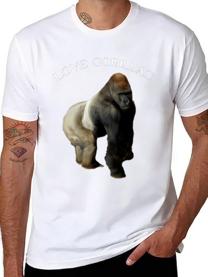 Camiseta Negra Amo Gorilas