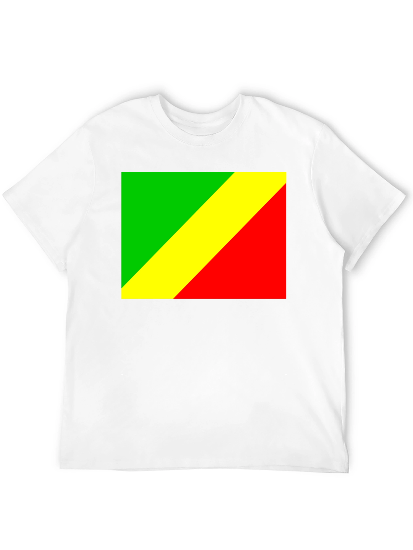 Camiseta Negra con Bandera Congo