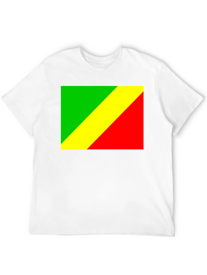 Camiseta Negra con Bandera Congo