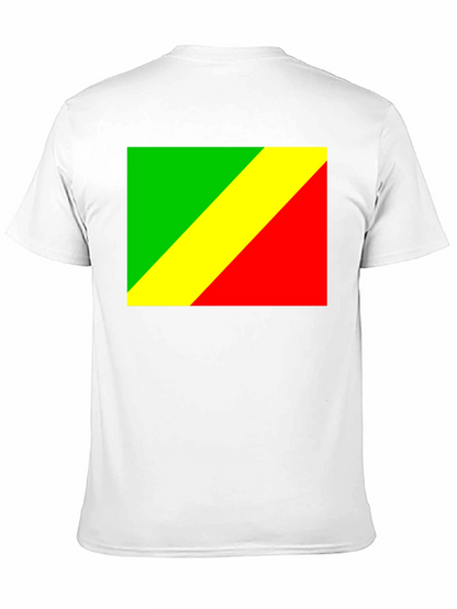 Camiseta Negra con Bandera Congo