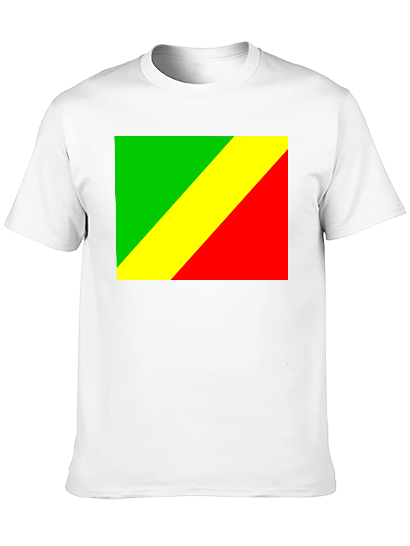 Camiseta Negra con Bandera Congo