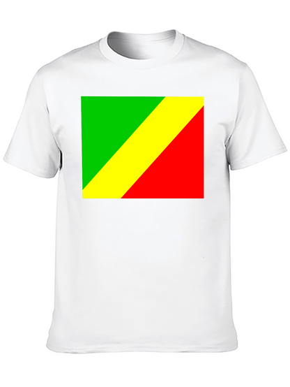 Camiseta Negra con Bandera Congo