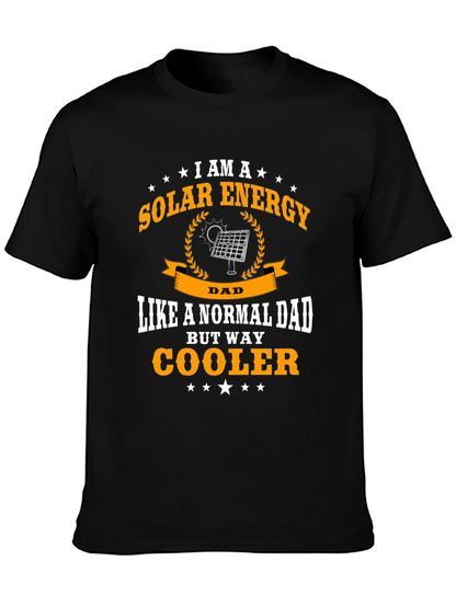 Camiseta Hombre Solar Energy Dad - Regalo Original