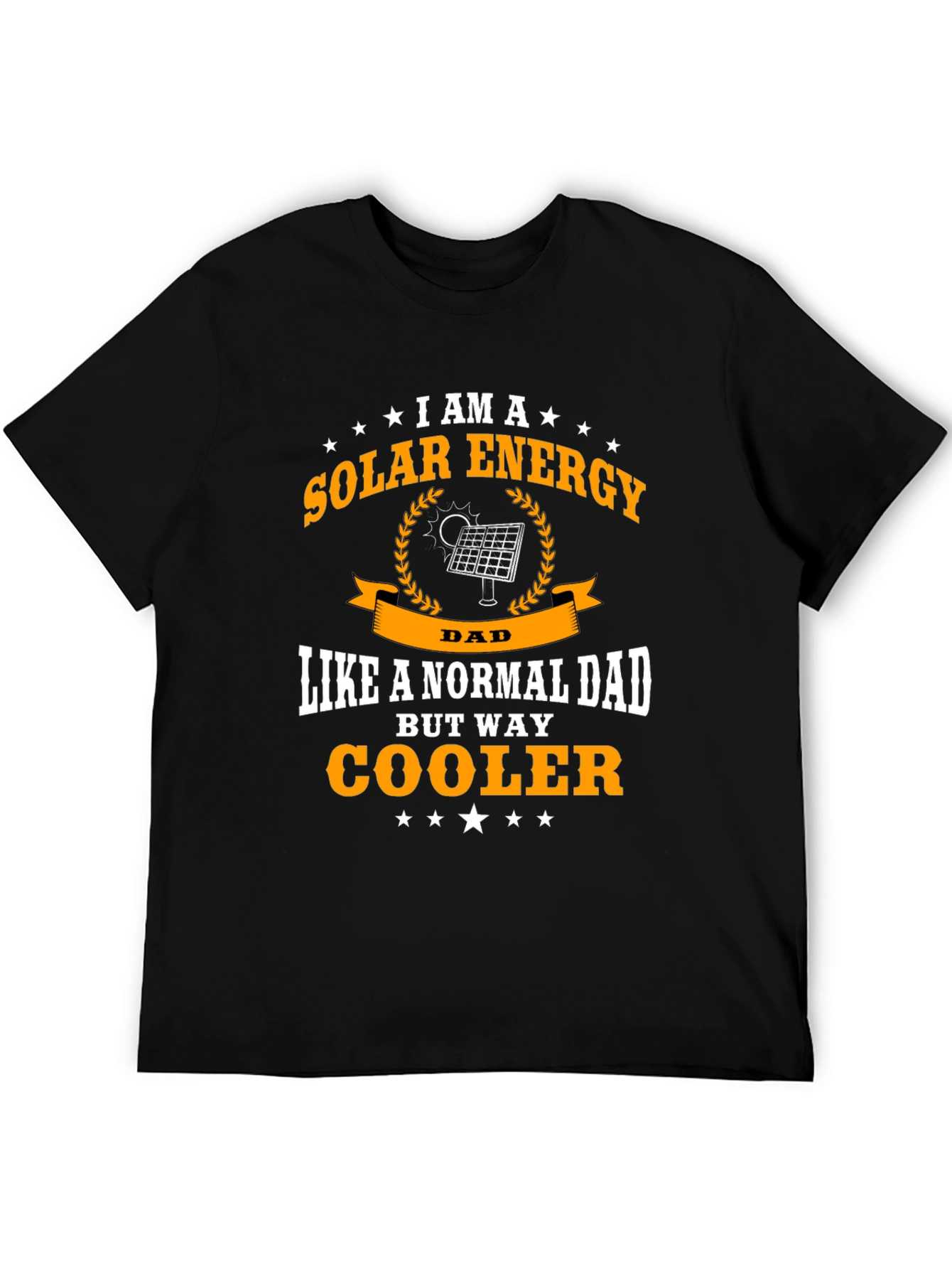 Camiseta Hombre Solar Energy Dad - Regalo Original