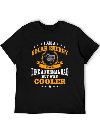 Camiseta Hombre Solar Energy Dad - Regalo Original