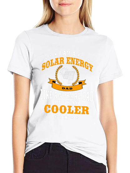 Camiseta Hombre Solar Energy Dad - Regalo Original