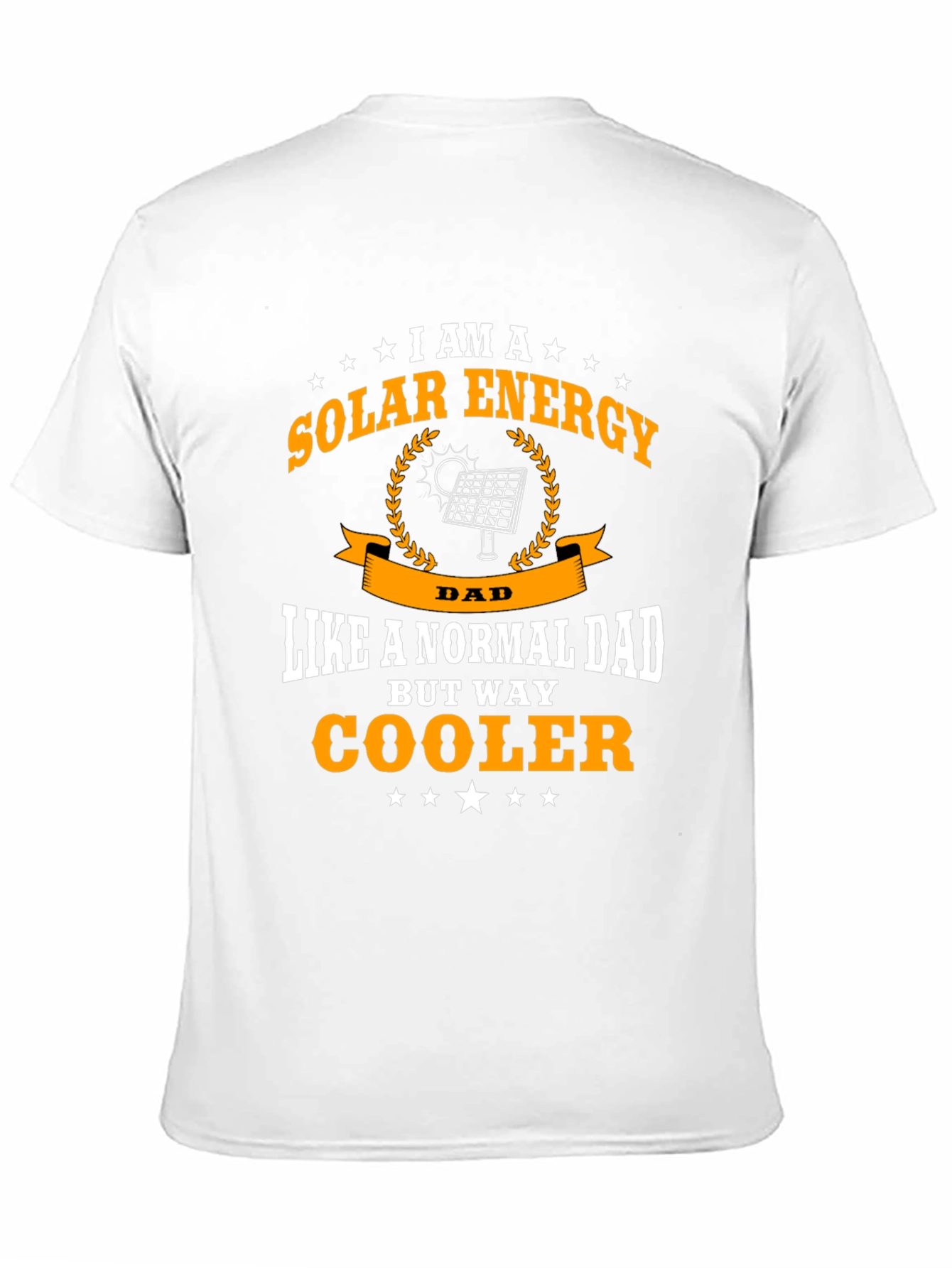 Camiseta Hombre Solar Energy Dad - Regalo Original