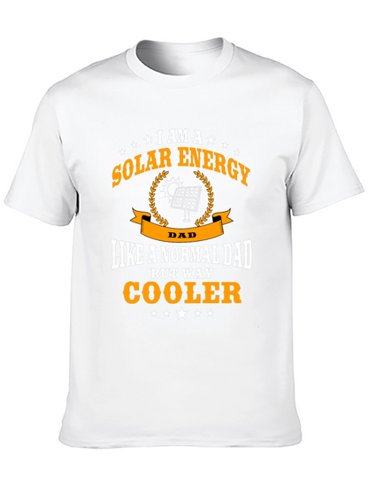 Camiseta Hombre Solar Energy Dad - Regalo Original