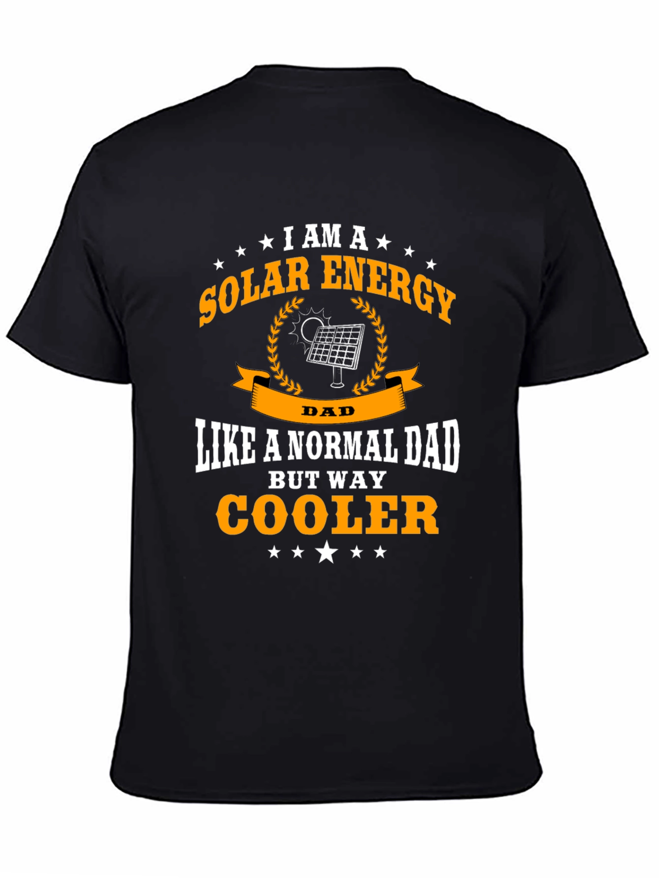 Camiseta Hombre Solar Energy Dad - Regalo Original