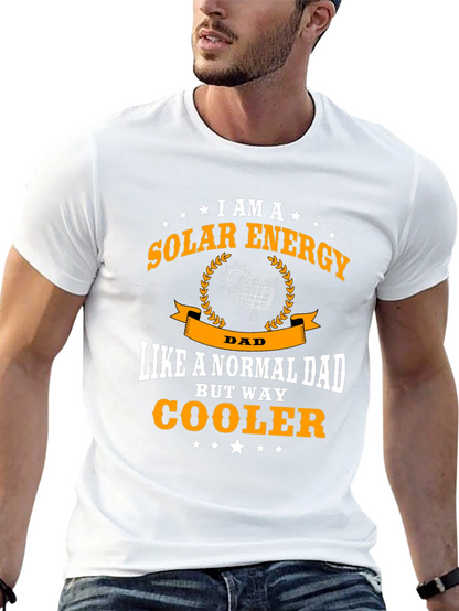 Camiseta Hombre Solar Energy Dad - Regalo Original