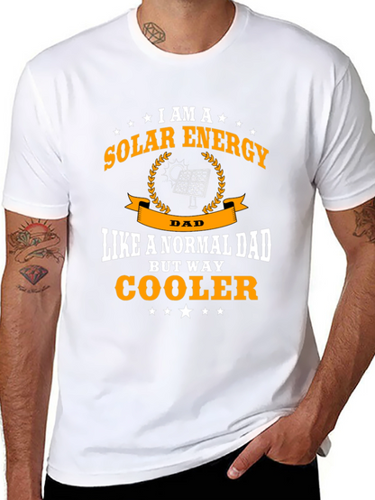 Camiseta Hombre Solar Energy Dad - Regalo Original