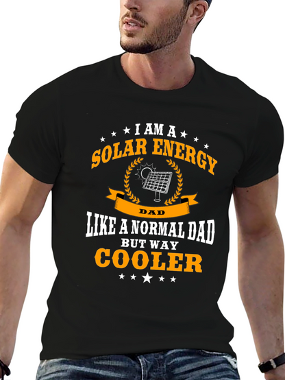 Camiseta Hombre Solar Energy Dad - Regalo Original