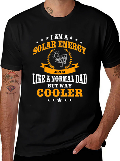 Camiseta Hombre Solar Energy Dad - Regalo Original