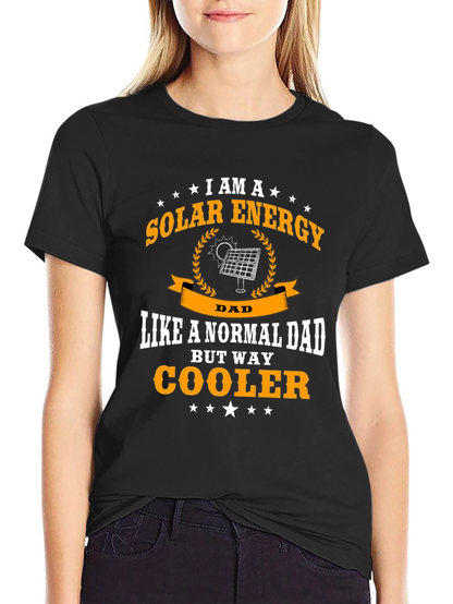 Camiseta Hombre Solar Energy Dad - Regalo Original