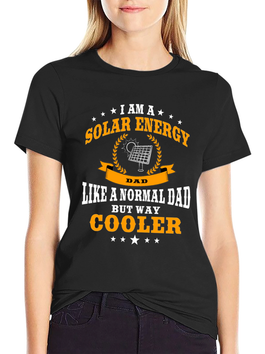 Camiseta Hombre Solar Energy Dad - Regalo Original