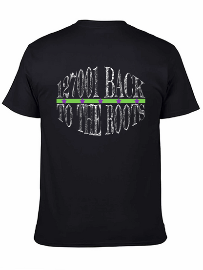 Camiseta Negra Back to the Roots para Hombre