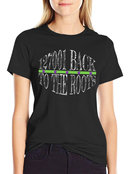 Camiseta Negra Back to the Roots para Hombre