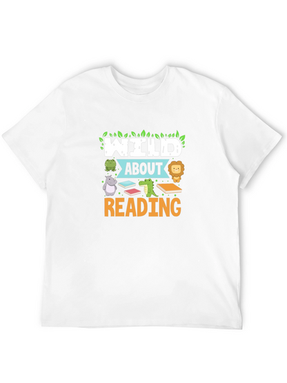 Camiseta Negra Wild About Reading