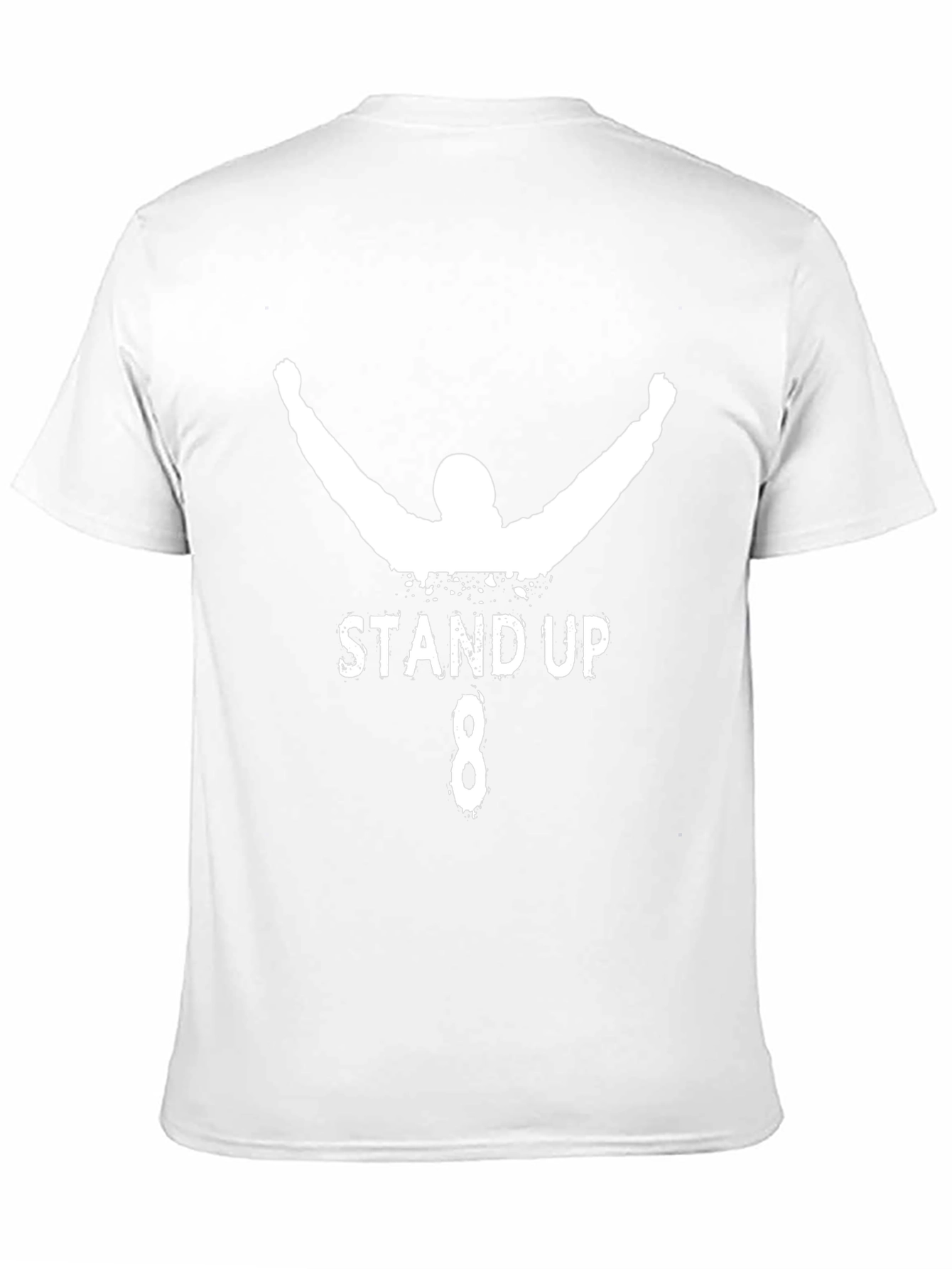 Camiseta Negra con Diseño Stand Up 8