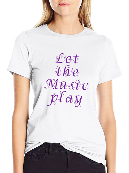 Camiseta Negra Let the Music Play