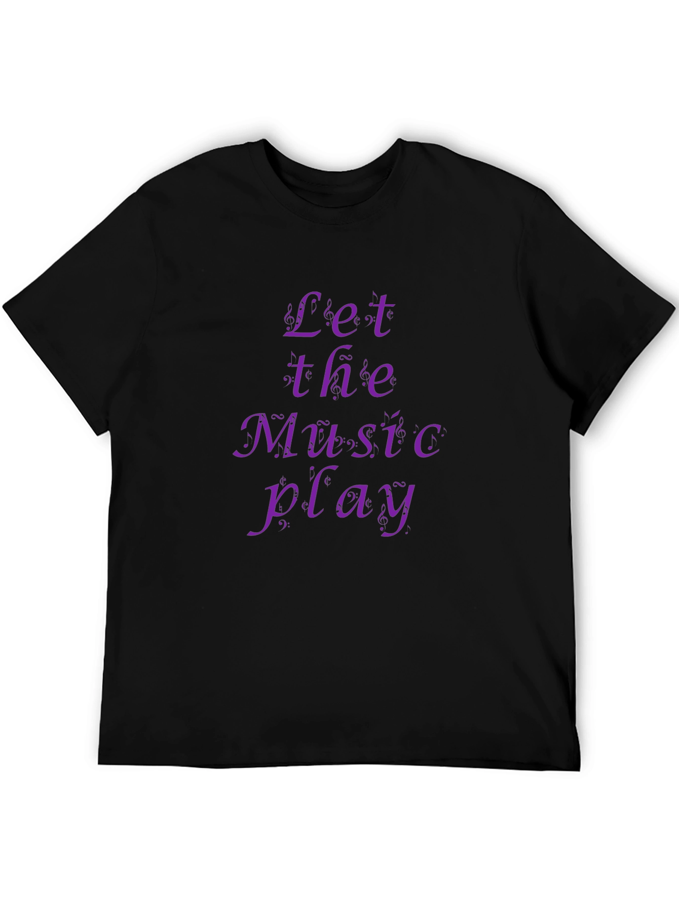 Camiseta Negra Let the Music Play