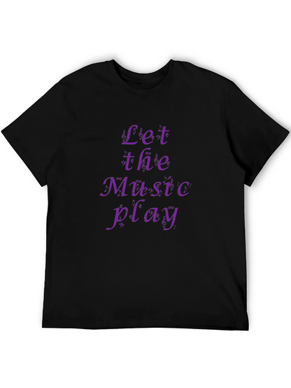 Camiseta Negra Let the Music Play