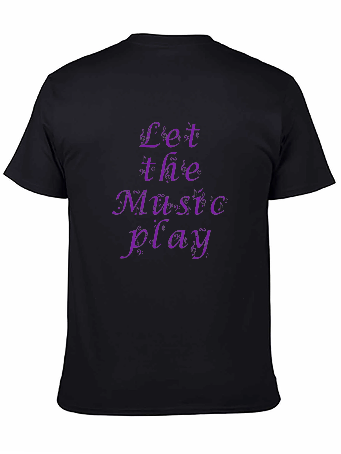 Camiseta Negra Let the Music Play