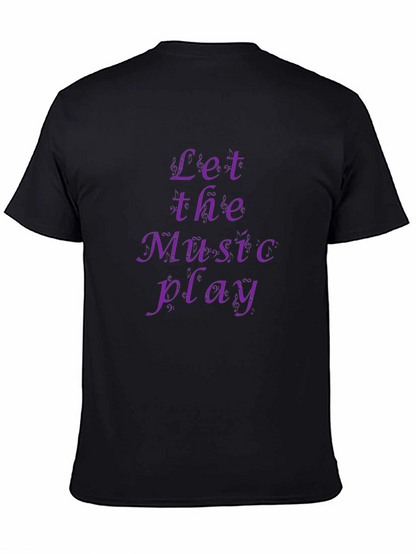 Camiseta Negra Let the Music Play