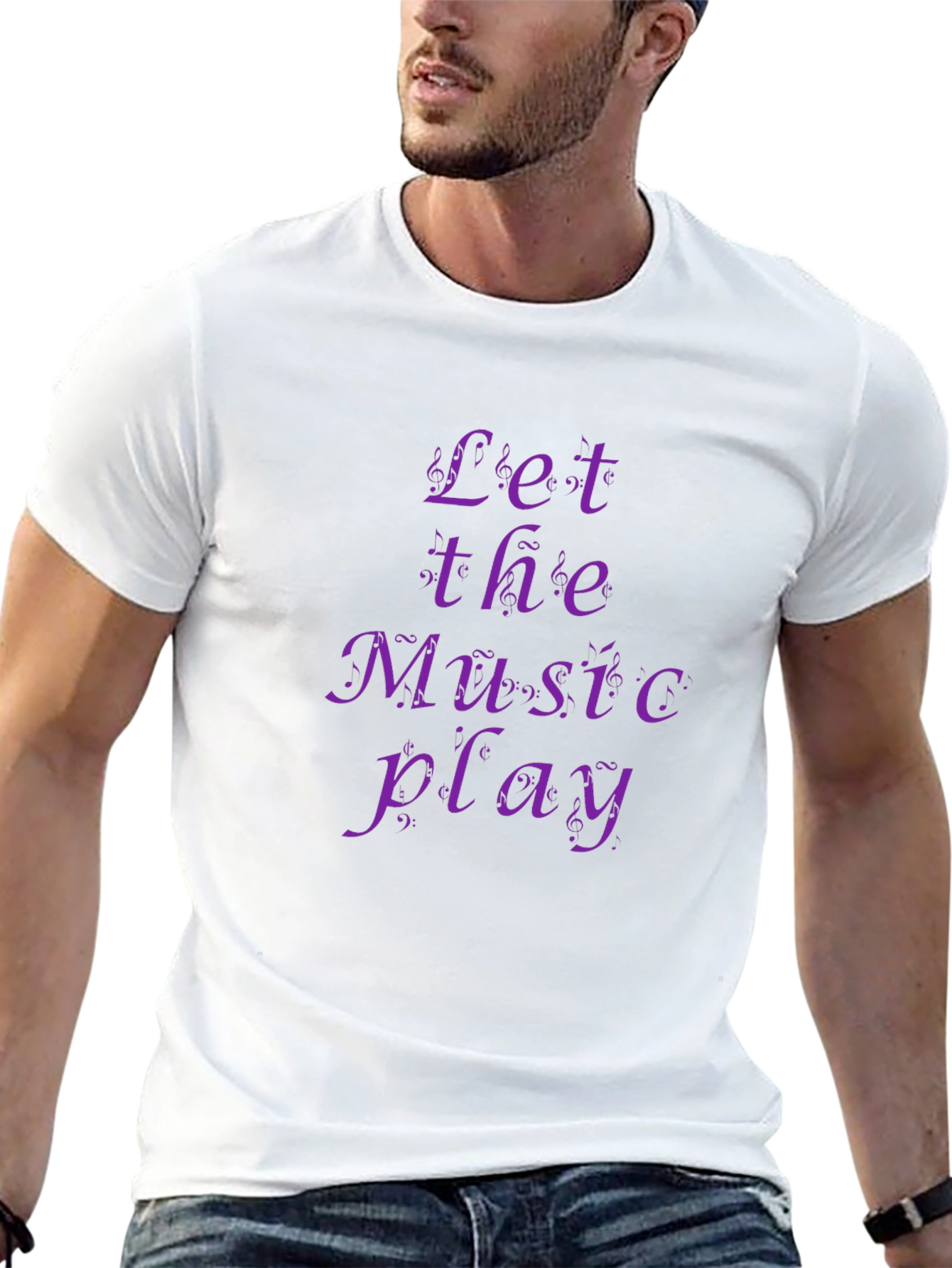 Camiseta Negra Let the Music Play