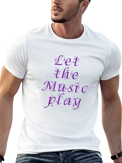 Camiseta Negra Let the Music Play