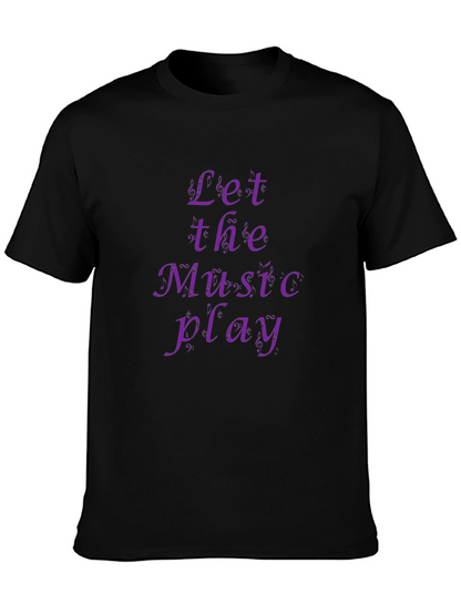 Camiseta Negra Let the Music Play