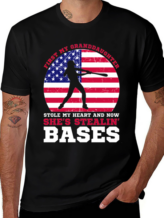 Camiseta de Béisbol para Abuelo Orgulloso