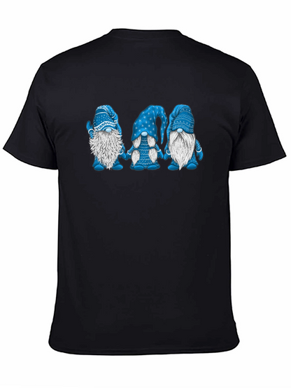 Camiseta Hombre Gnomos Azules Divertida