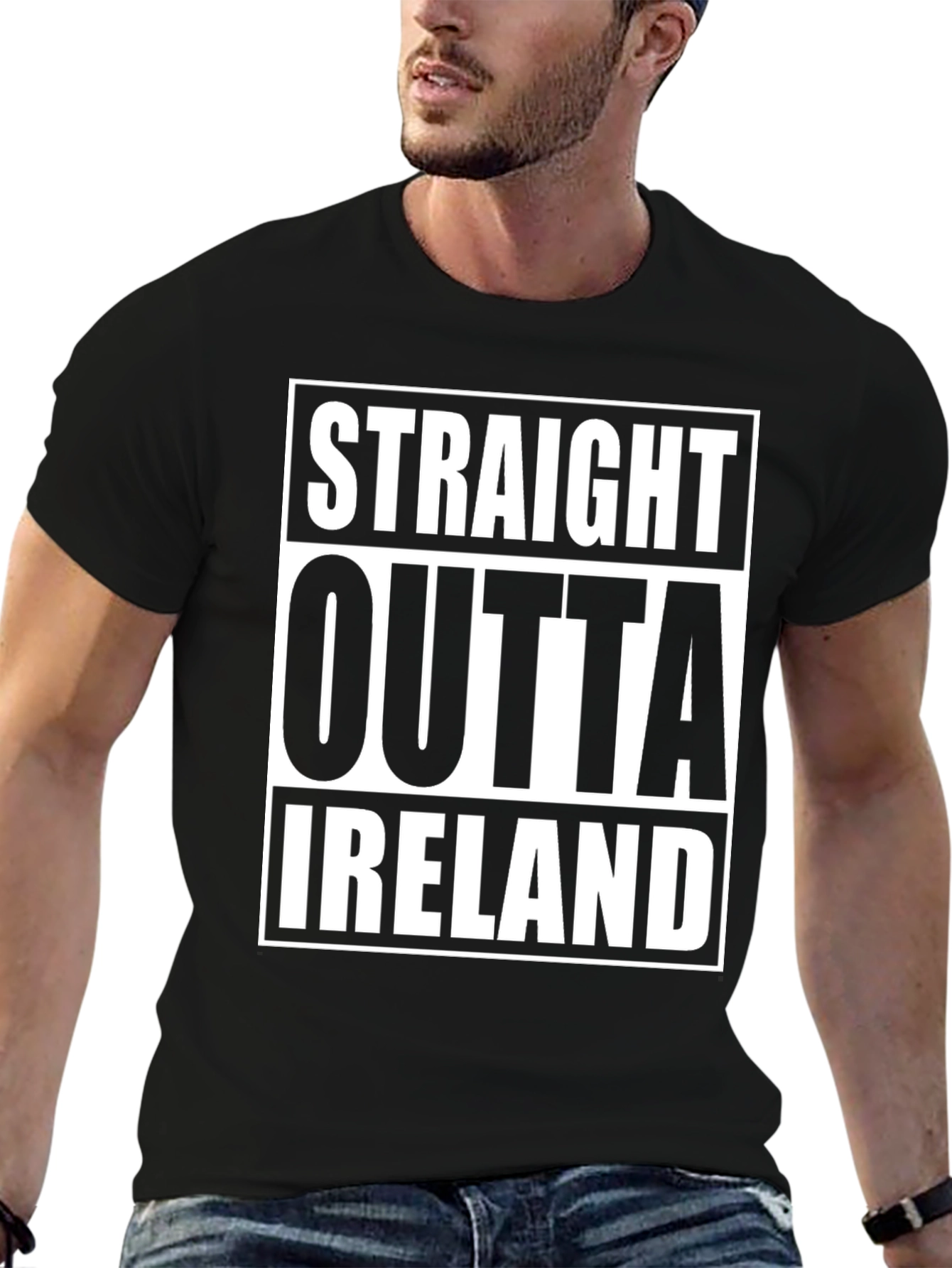Camiseta Straight Outta Ireland - Diseño Irlandés