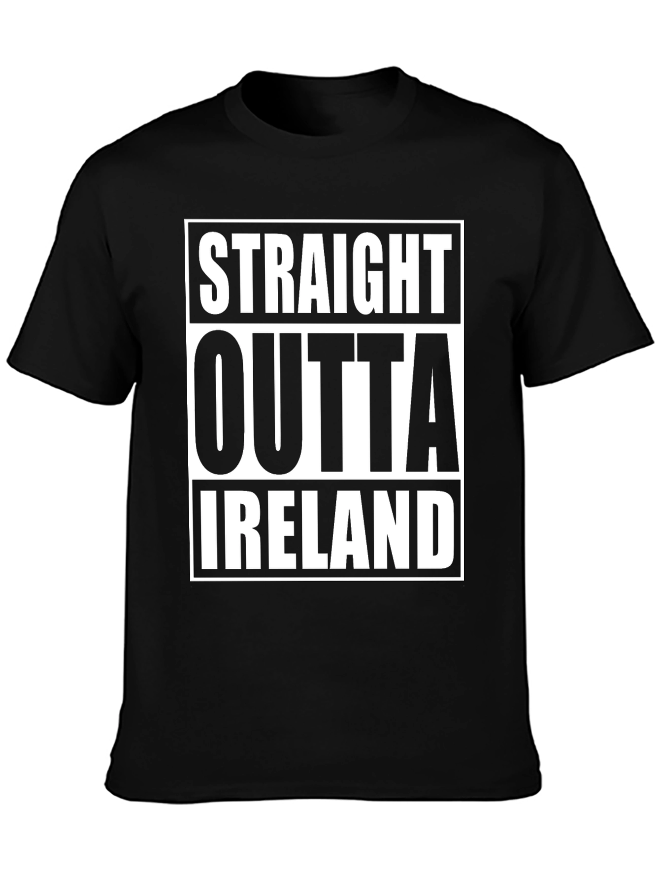 Camiseta Straight Outta Ireland - Diseño Irlandés