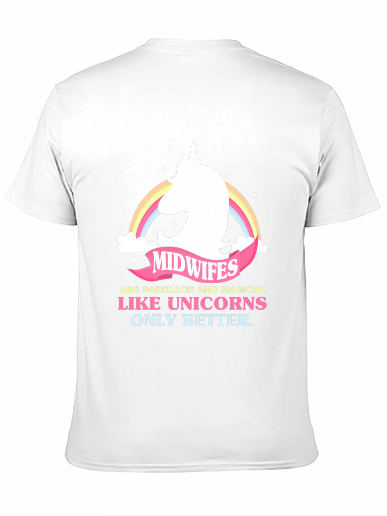 Camiseta Negra Midwives are Like Unicorns